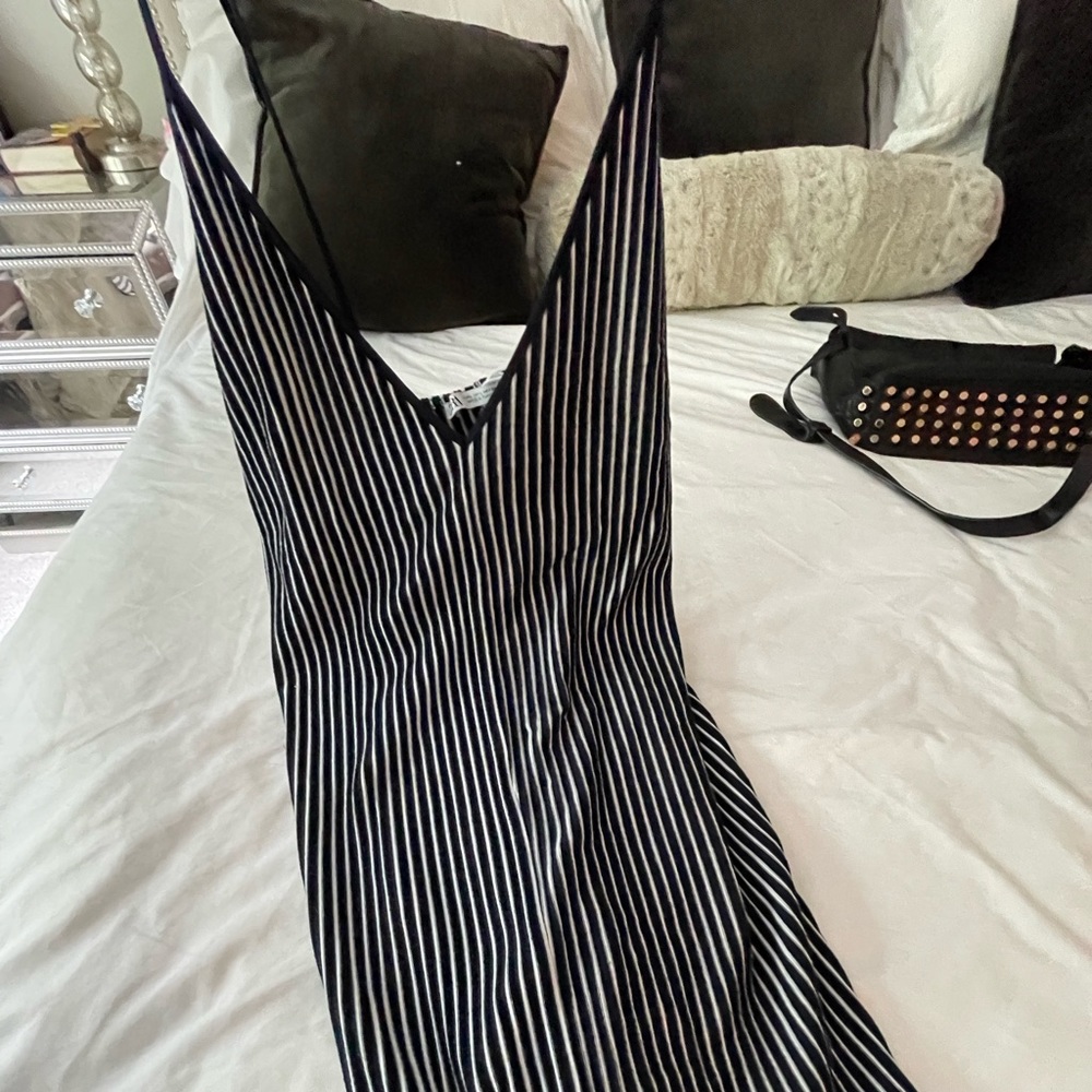 Striped Romper Zara Dress - large